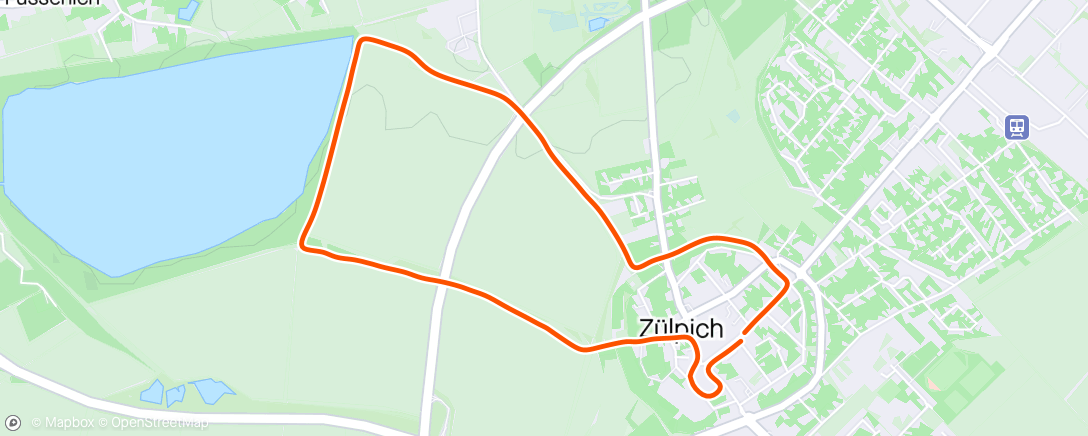 Map of the activity, Straight from London to Chlodwiglauf Zülpich