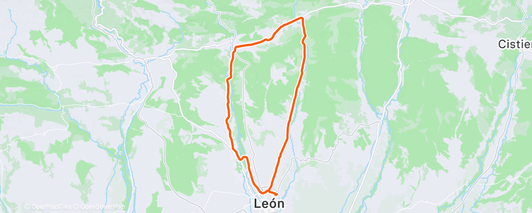 Map of the activity, Actividad vespertina