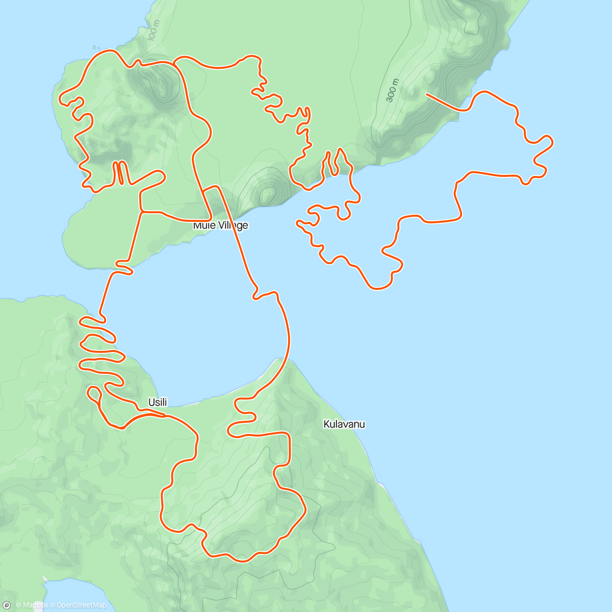 Map of the activity, Zwift - Watopia - Mountain 8 loop + Titan's Grove + Fuego Flats