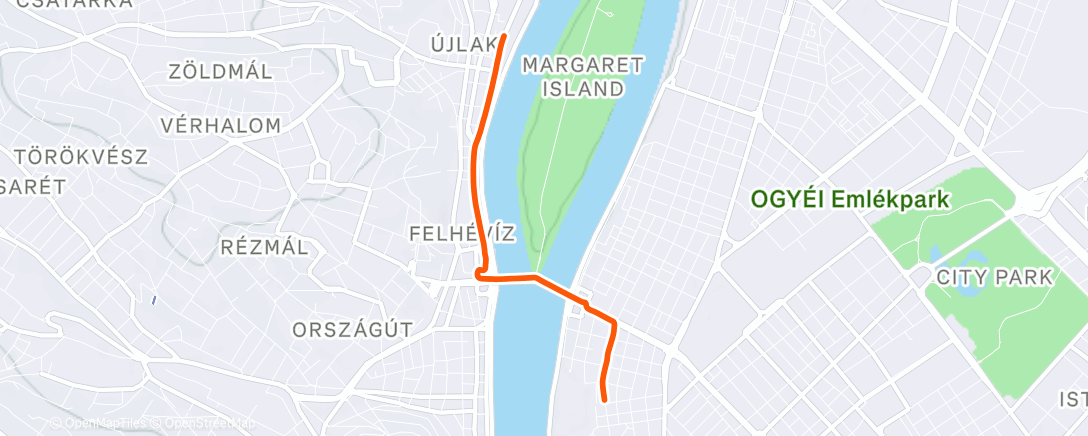 Карта физической активности (Morning Ride)