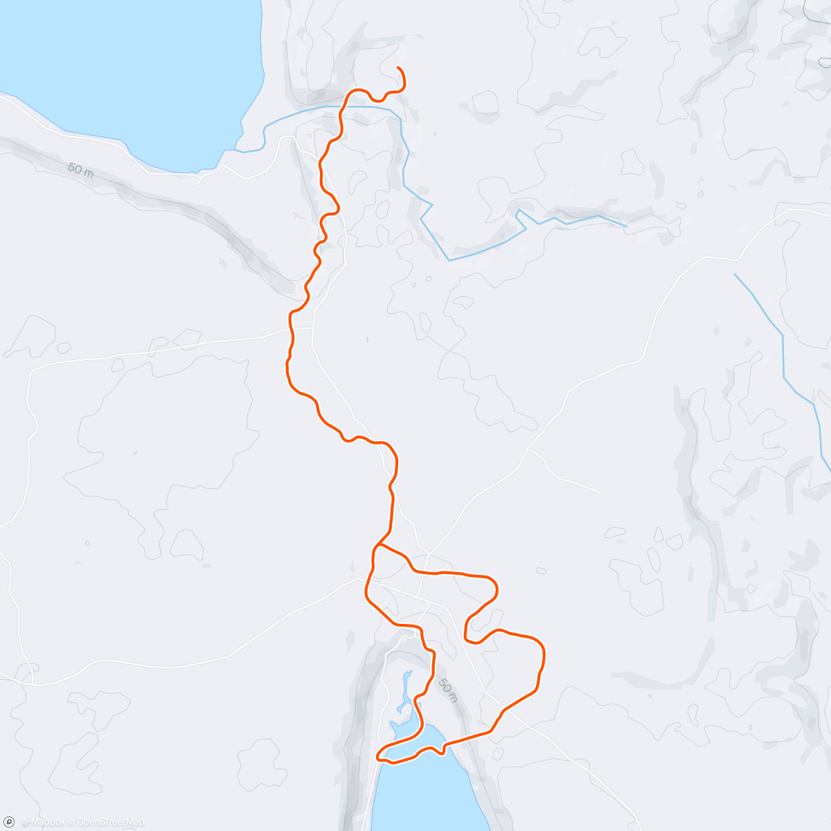 Map of the activity, Zwift - Short endurance ride in Makuri Islands