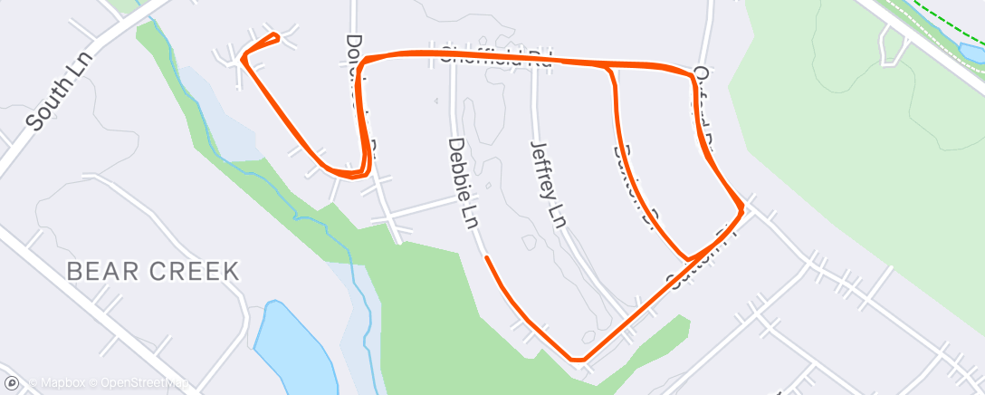 Map of the activity, Loosening up the legs