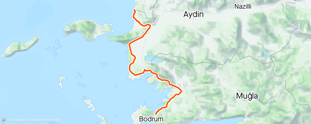 Map of the activity, Tour of Turkey stage 5 🇹🇷