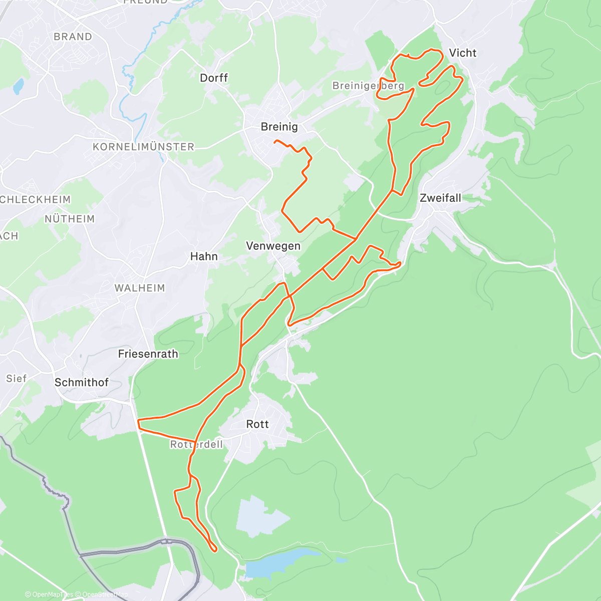 Карта физической активности (Trailtour mit den Cube's bei 0°Grad 🤪🥶🧊)