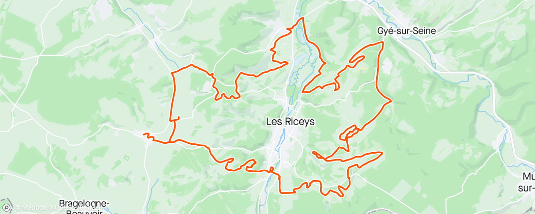 Map of the activity, Gravel ⛅