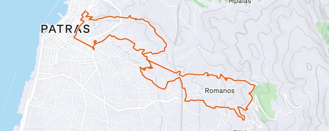 Map of the activity, 🎄mtb🌞