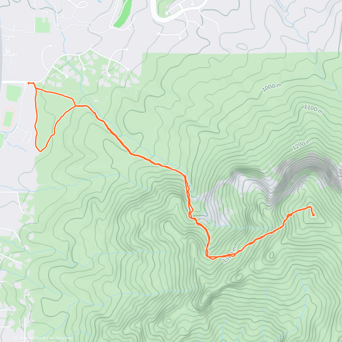 Карта физической активности (Lunch Hike)