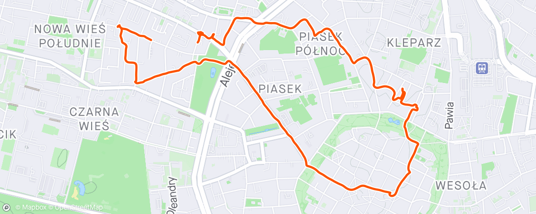Map of the activity, Morning Walk with wife, daughter and 🐕‍🦺