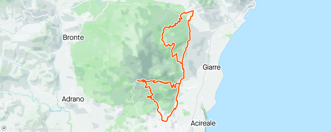 Map of the activity, Etna #3