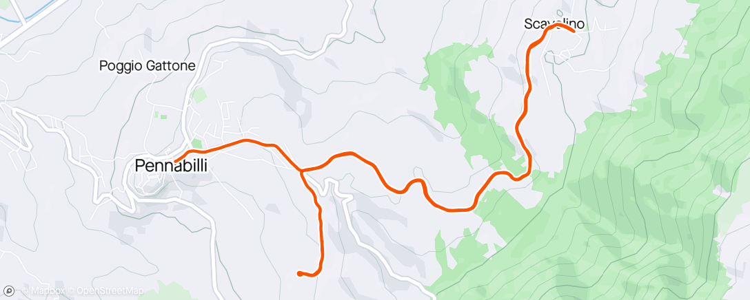 Map of the activity, Kamper Field Test Run