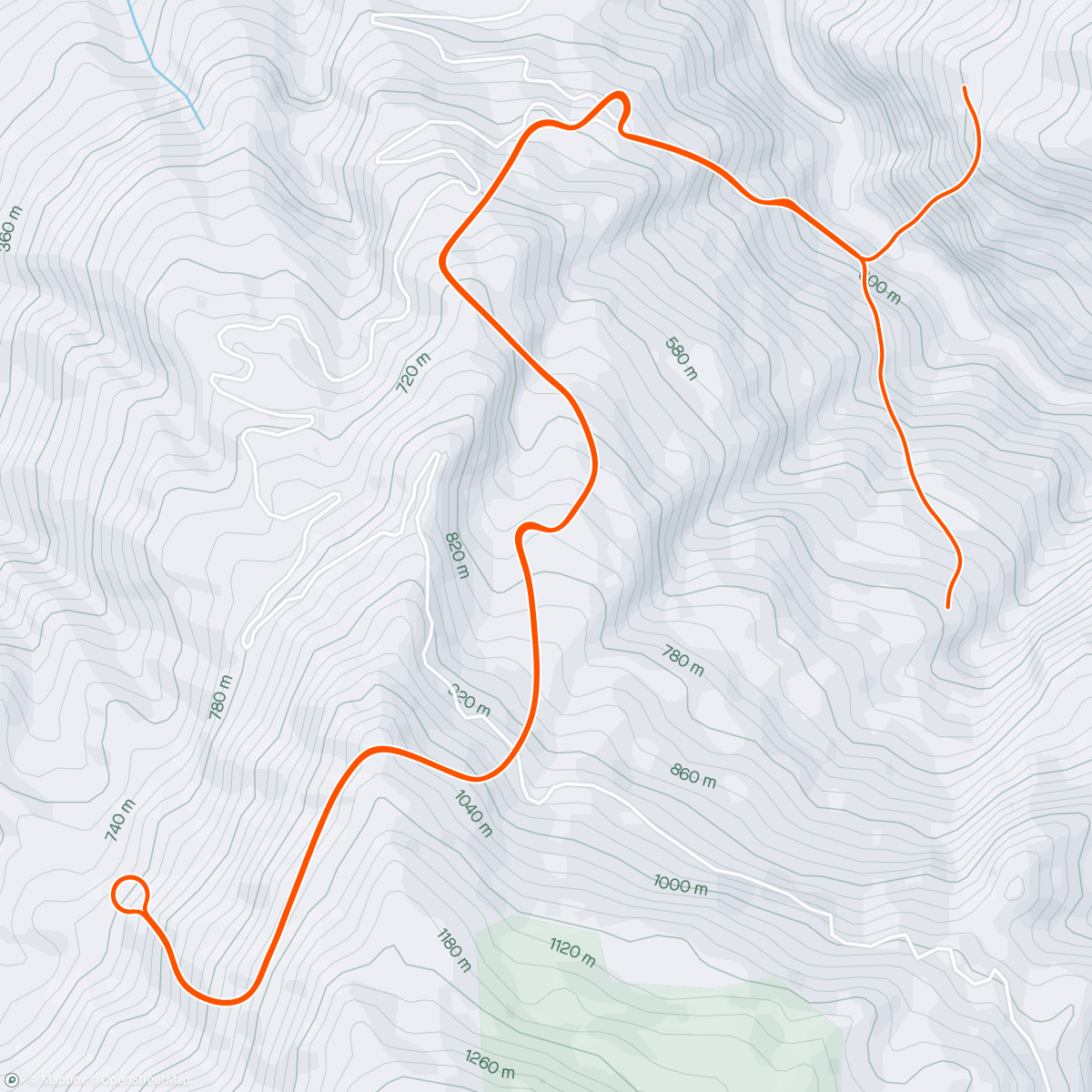 Map of the activity, 5x climb portal Col du Rosier at 50% Elevation - XP farming