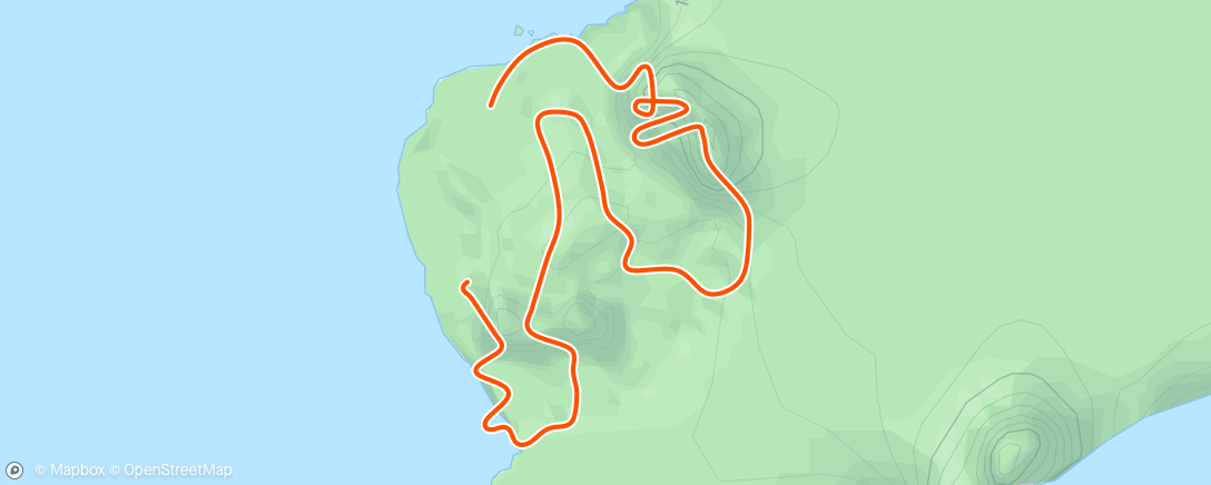 Map of the activity, Zwift - Garmin UNBOUND Gravel Training Plan | Dusty Disposition in Watopia