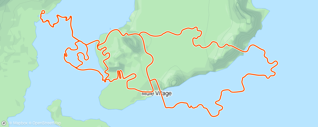 Map of the activity, Triple Flat Loops with Constance