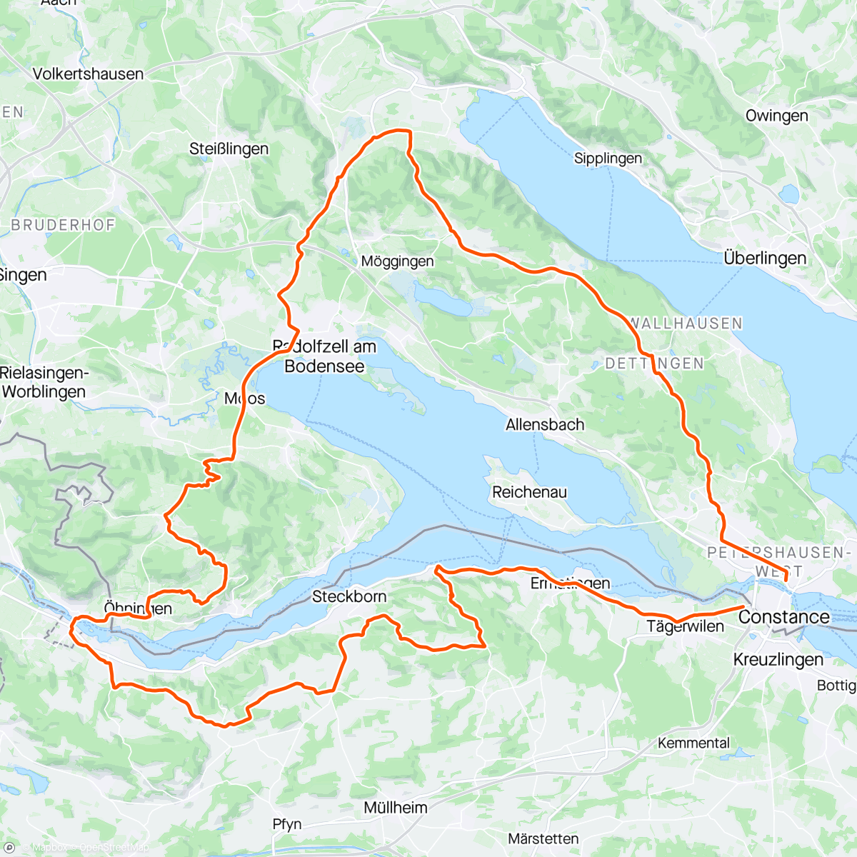Map of the activity, Schmidt Soli Ride