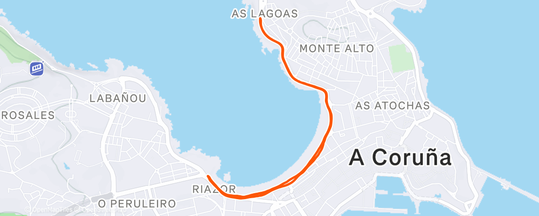 Карта физической активности (Carrera de tarde)