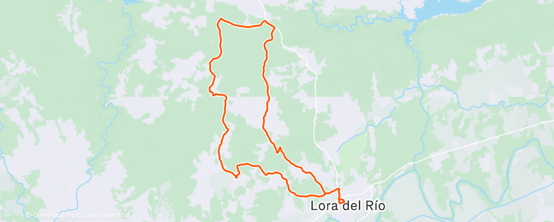 Mapa de la actividad (Bicicleta por la mañana)