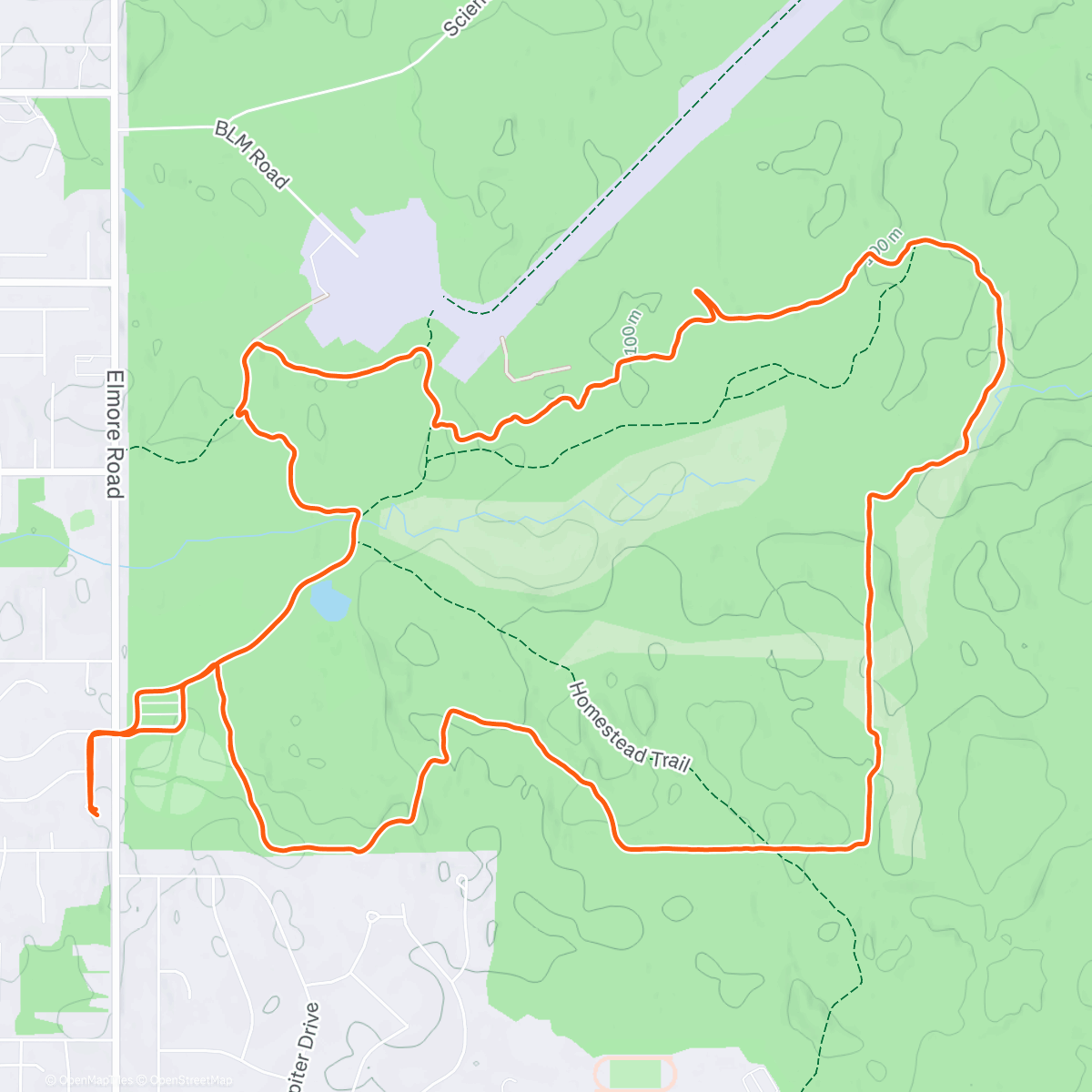 Map of the activity, Wren Wrun