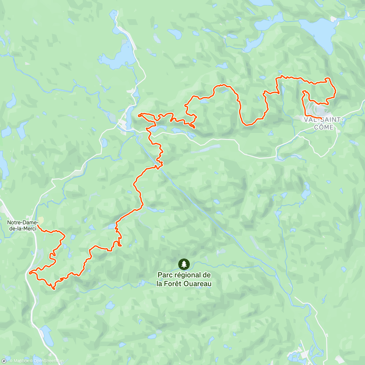 Map of the activity, IPA FUN RUN 2025