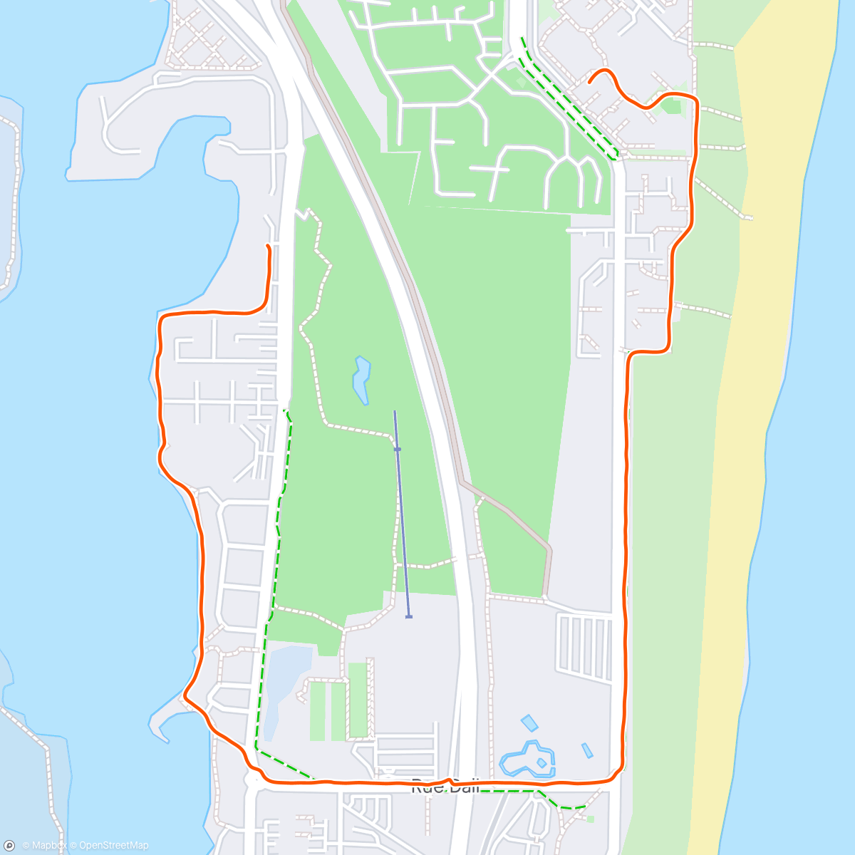 Map of the activity, Séjour USEP avec l’école de Varilhes à Port Leucate 
J1 voile