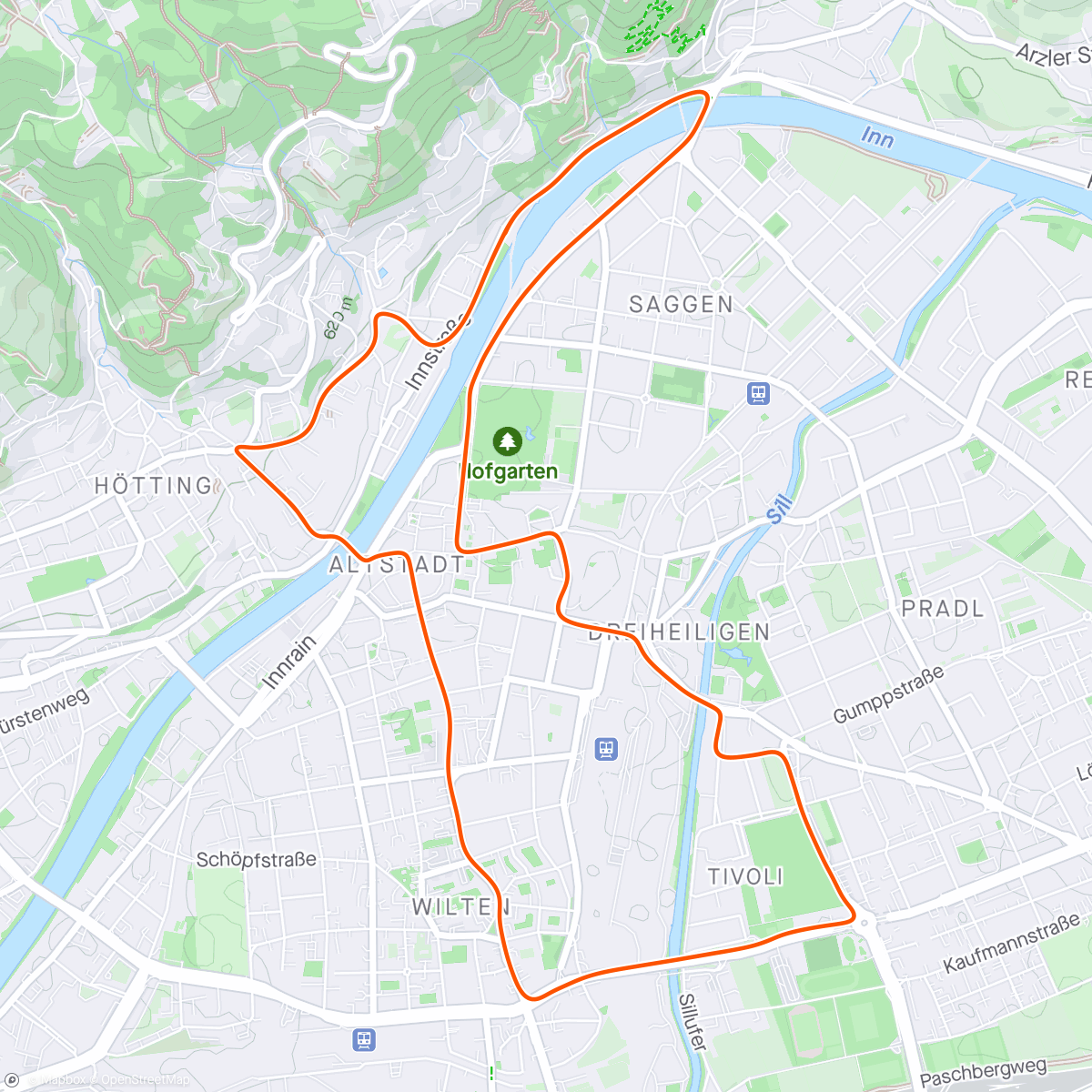 Mapa de la actividad (Zwift - Active Recovery in Innsbruck)