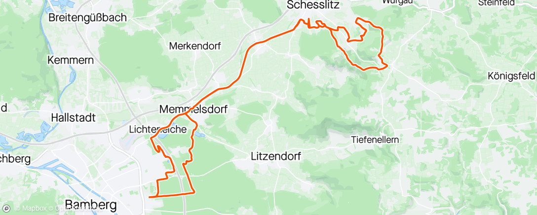 アクティビティ「Training in Scheßlitz」の地図