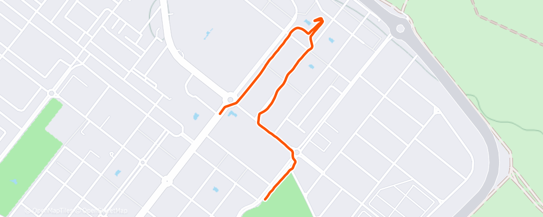 Карта физической активности (Caminata de tarde)