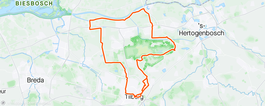 Mappa dell'attività Maas route Maurice kapot gereden 😂😂