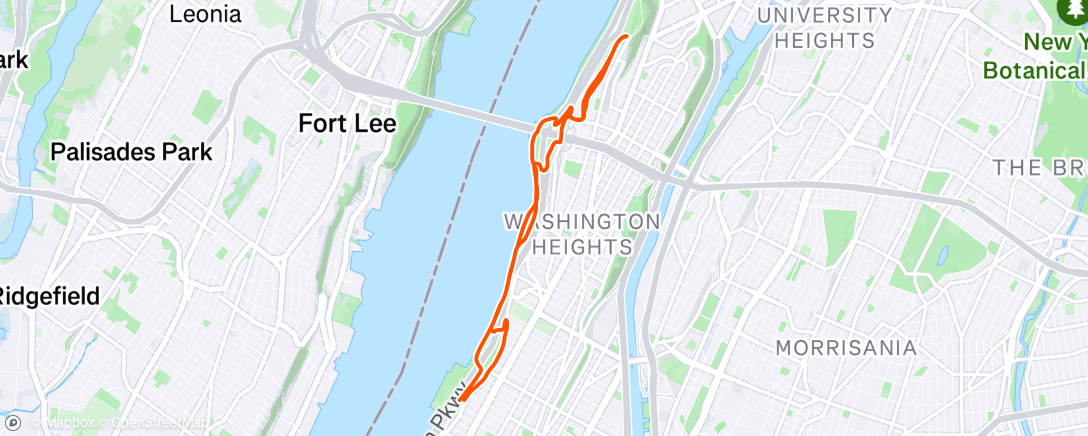 Map of the activity, Sunday Sun Day ☀️