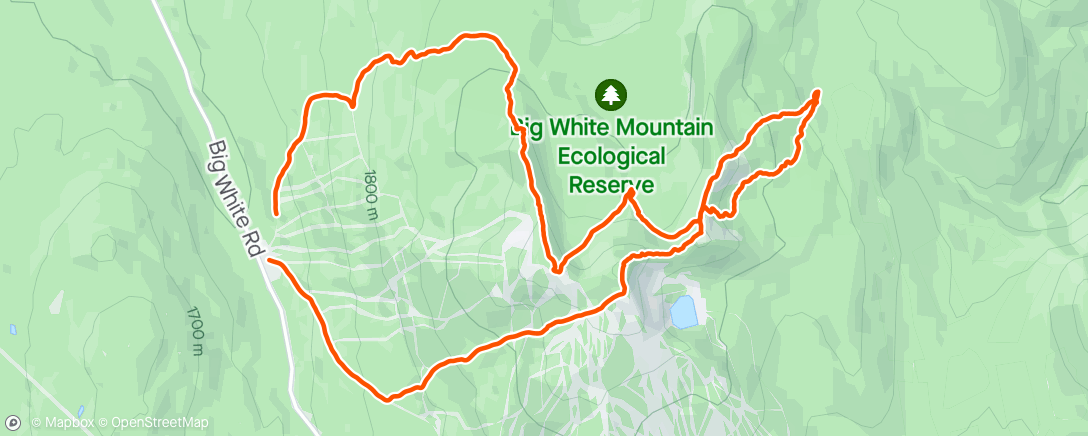 Map of the activity, Return to winter!