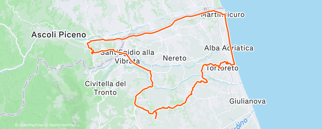 「Pedalata dell'ora di pranzo」活動的地圖