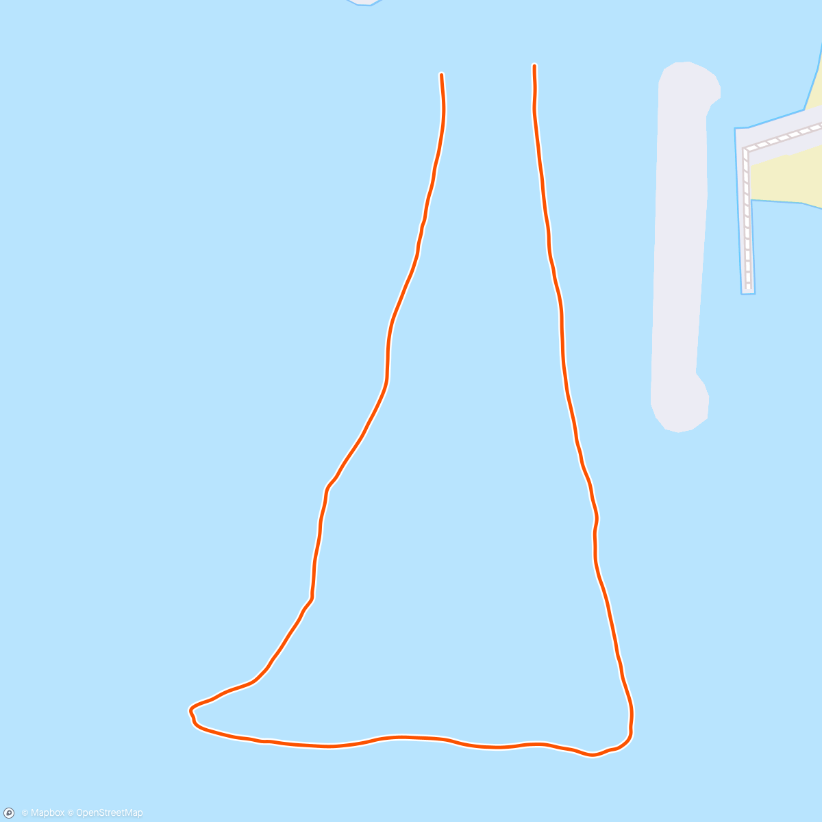 Map of the activity, Défi de Monte Cristo 1K sans palmes