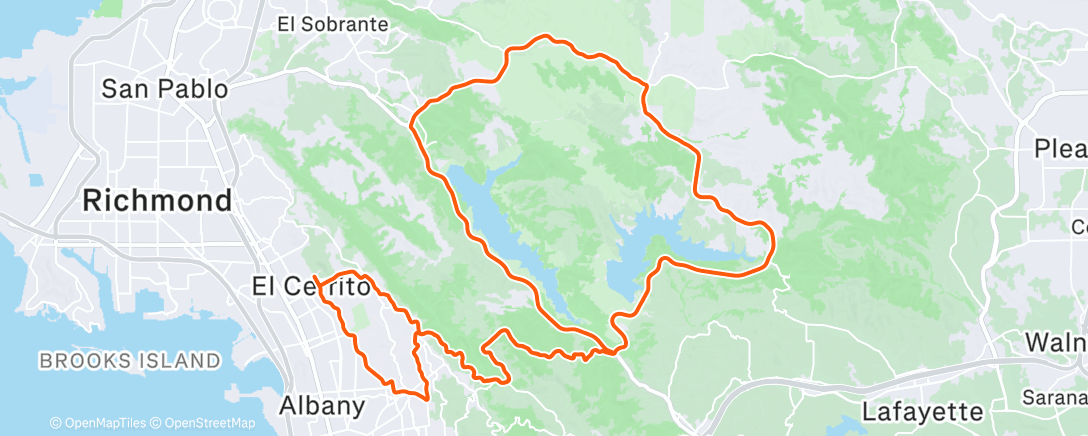 Карта физической активности (Morning Ride)