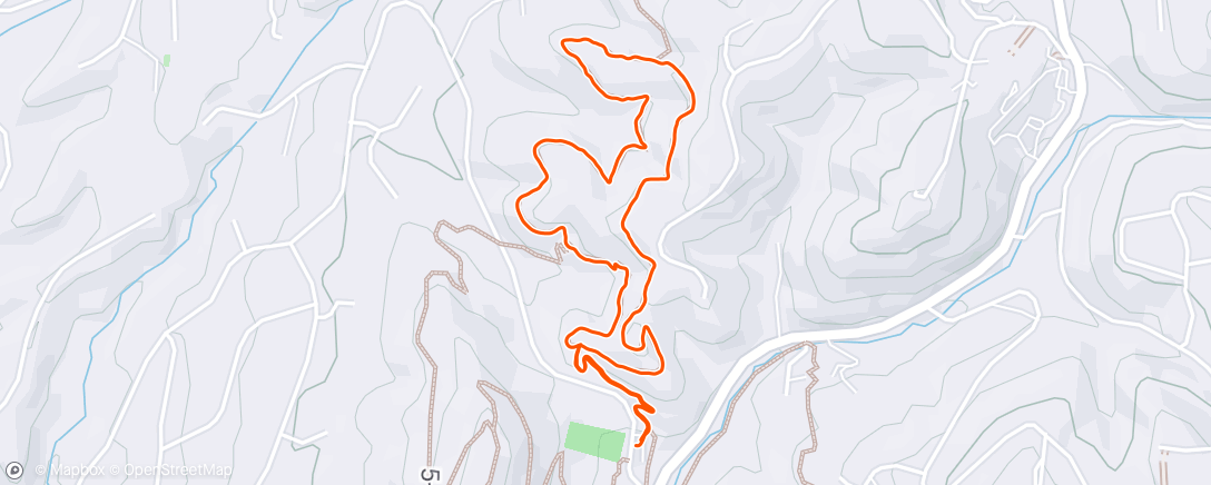 Map of the activity, Morning Hike