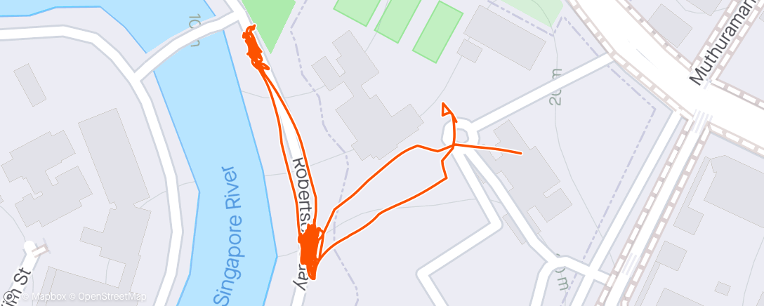 Map of the activity, Afternoon Inline Skate
