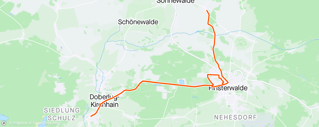 Mapa da atividade, Oster Familienspazierfahrt mit de Rentner