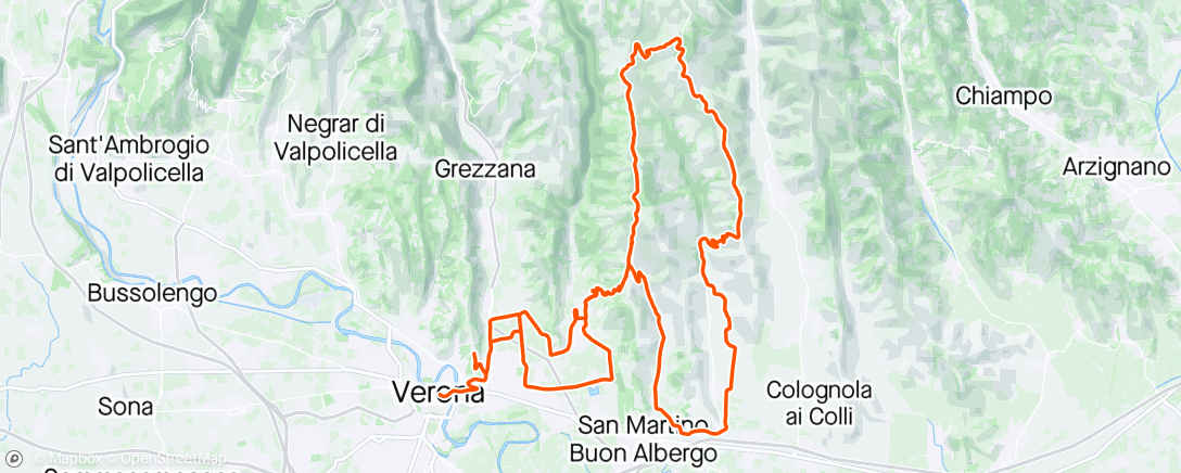 Map of the activity, Gf Avesani 
Gregariato