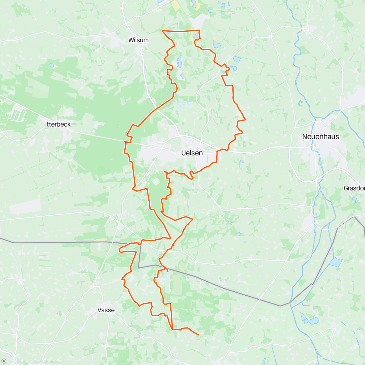 Mapa da atividade, Loogisch MTB tocht 2024