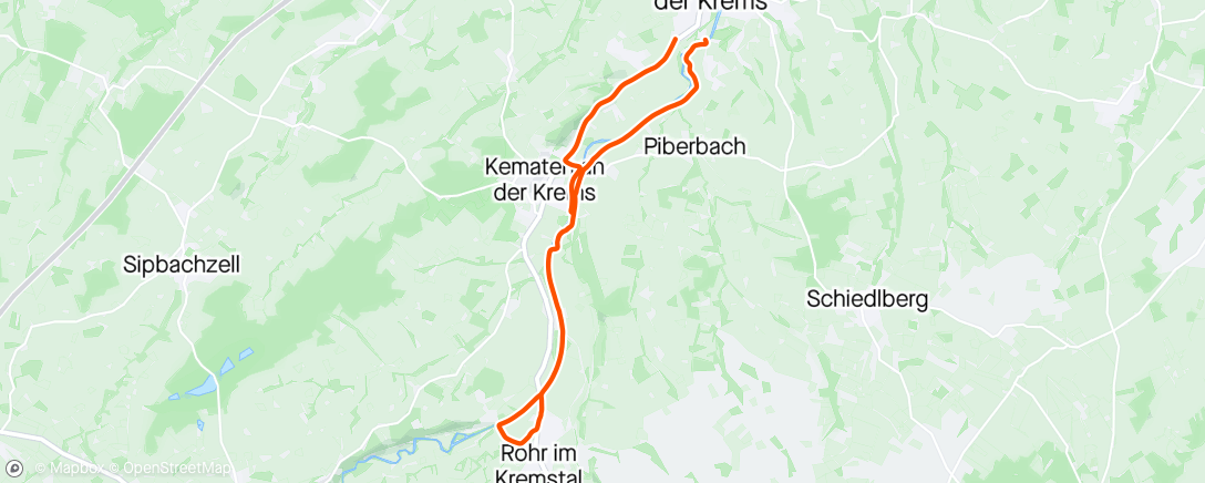 Map of the activity, Gravel-Fahrt am Morgen ☁