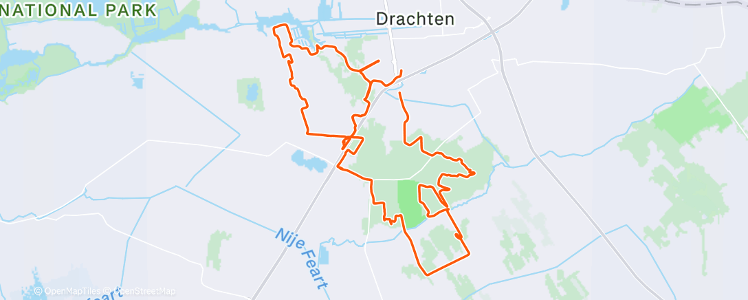 Карта физической активности (MTB Beetsterswaag en Drachten 🎥)