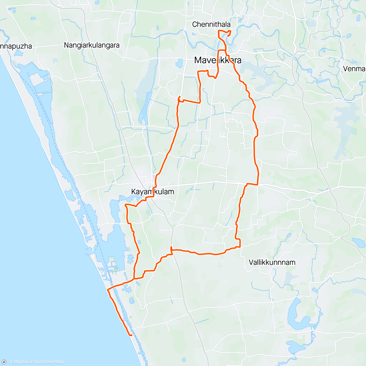 Map of the activity, May ride Day - 3 @ 65 kms.. 🚴🏿‍♂️🚴🏿‍♂️🚴🏿‍♂️