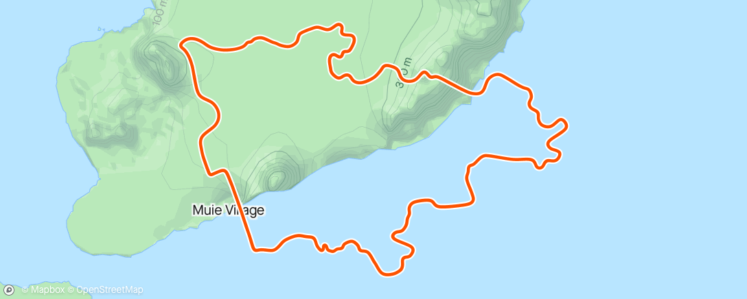 Map of the activity, Zwift 5