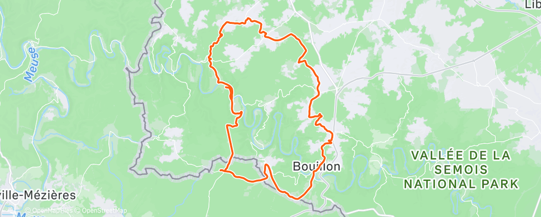 Map of the activity, La dernière
Total: 13.143km