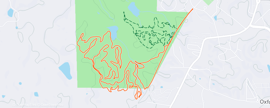 Map of the activity, Afternoon Ride