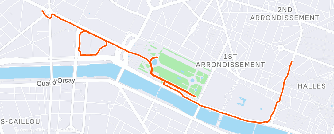 Map of the activity, Fractionné irlandais 🇮🇪
