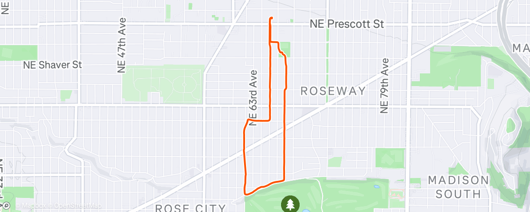 Map of the activity, Suzy walk