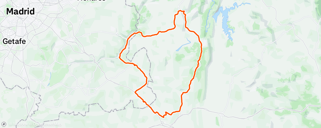 Карта физической активности (Bicicleta a la hora del almuerzo)