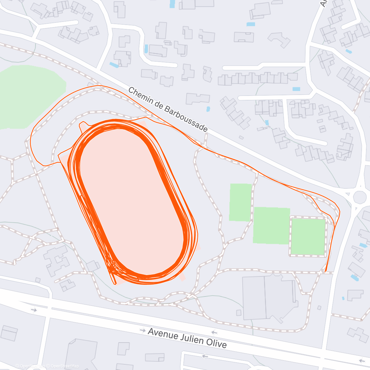 Map of the activity, 5*(6' @3'44 R=2') : Seuil de Noël 🧑🏼‍🎄🎄🎍🥶