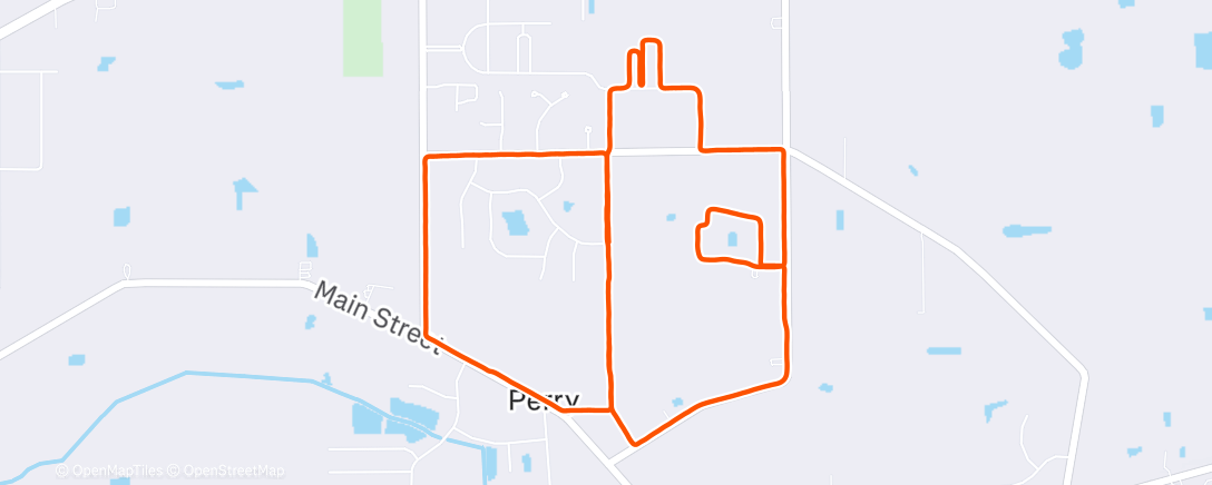 Map of the activity, Lunch Run 🎄