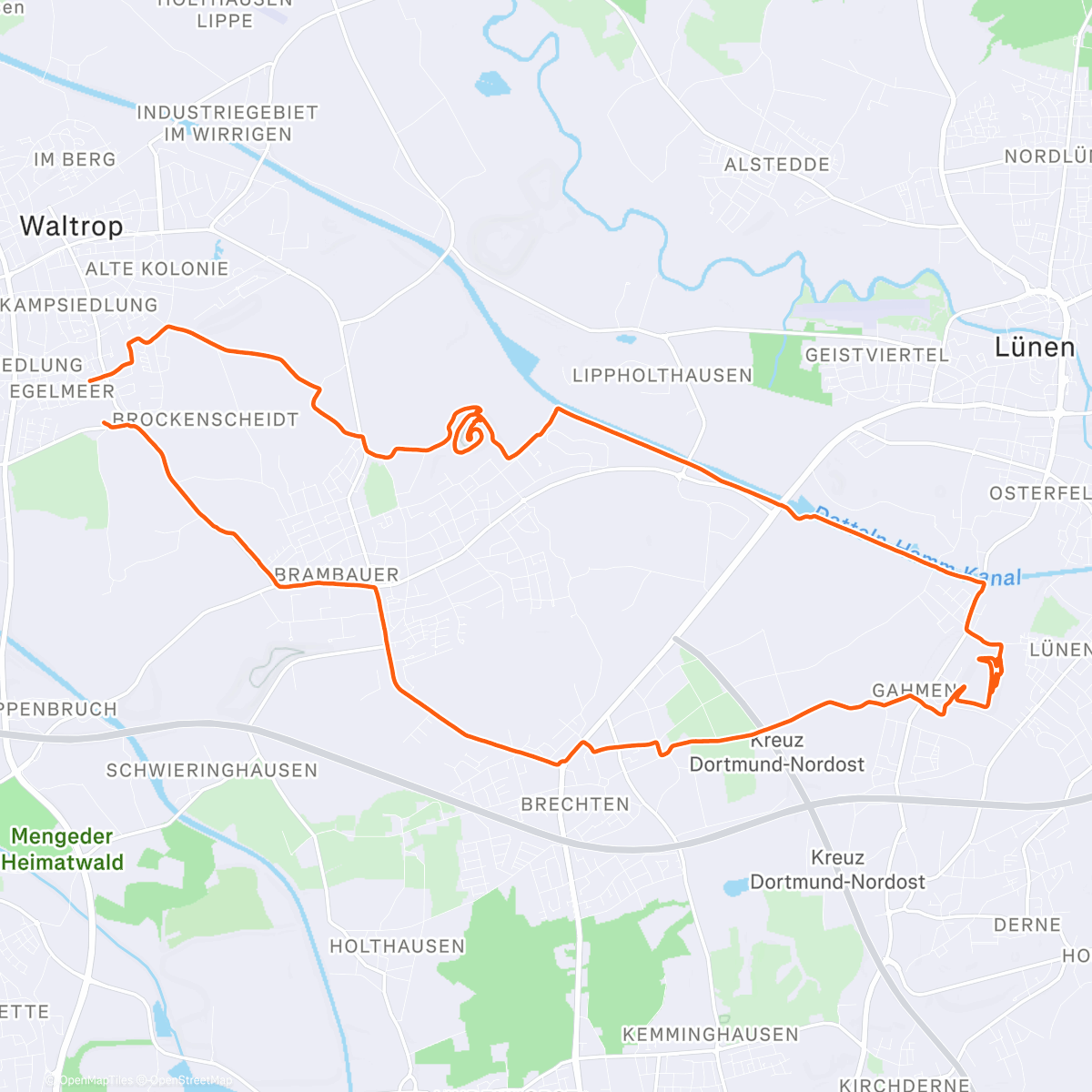 Map of the activity, Afternoon E-Mountain Bike Ride