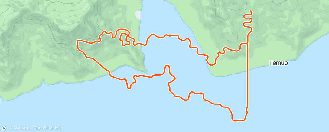 Map of the activity, Coastaling